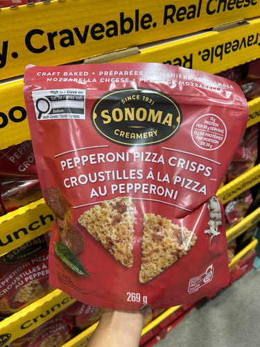 Sonoma Creamery Pepperoni Pizza Crisps - 1 x 269 Grams